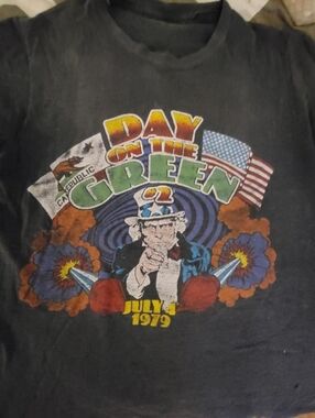 1979 ORIGINAL VINTAGE Day on the Green concert Tee